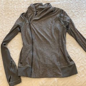 Lululemon double layer jacket, gray, size 8